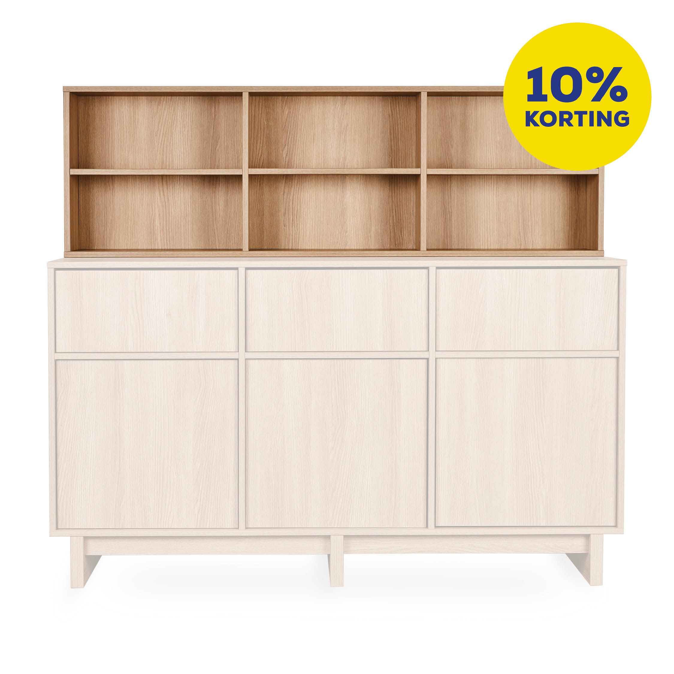 Quax Opzetkast voor Commode Kyo Honey Ash