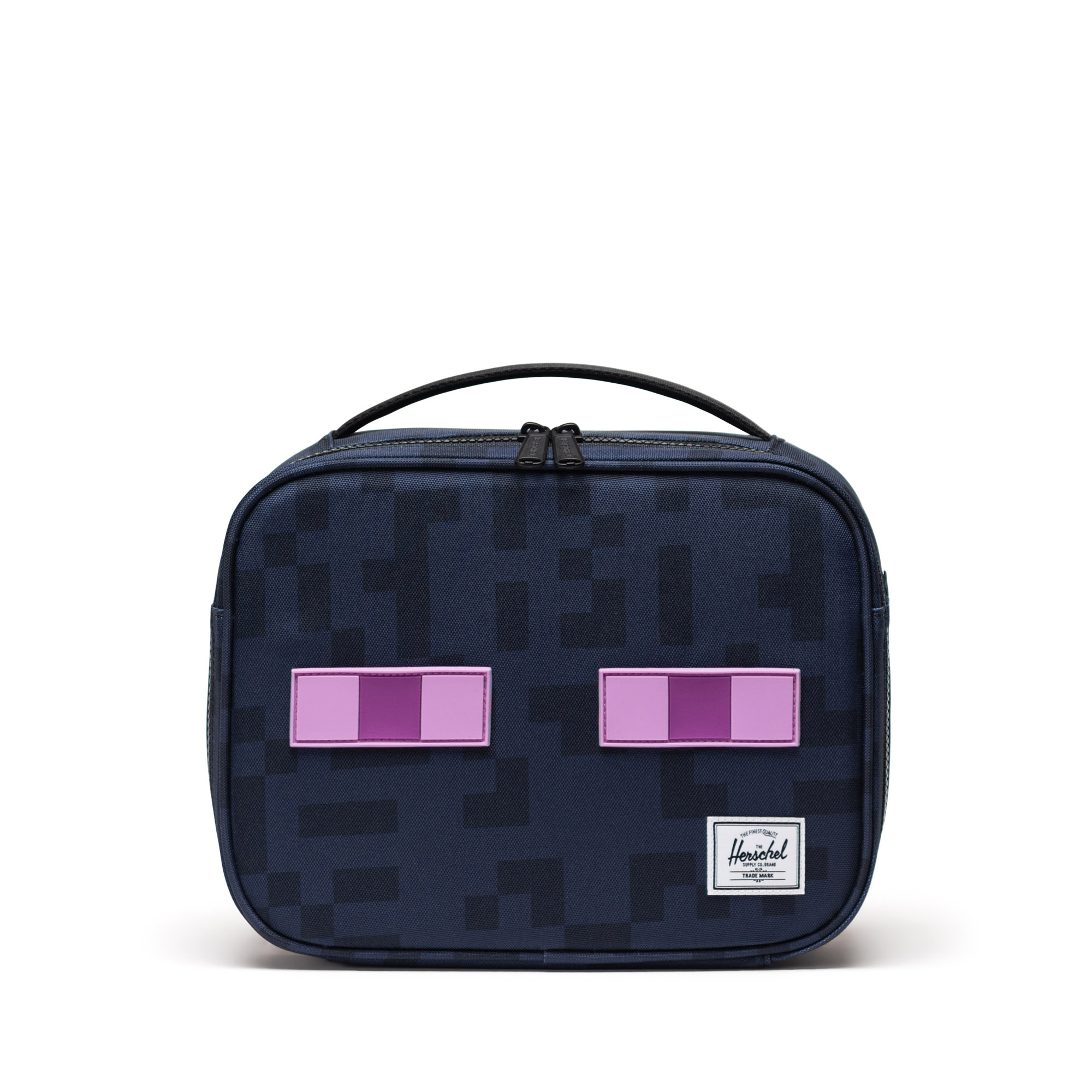 Herschel x Minecraft Pop Quiz Lunchtas Little Herschel 5l Enderman 20.5x10x26 cm