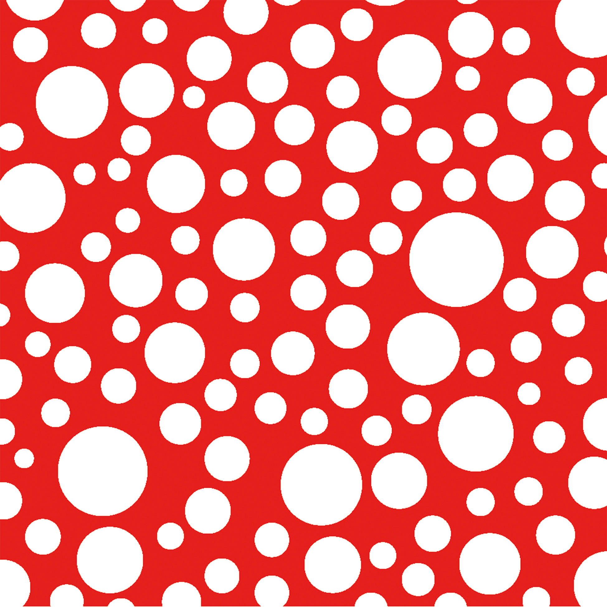 PPD Lunchservetten 33X33 cm 20 stuks Dots Red