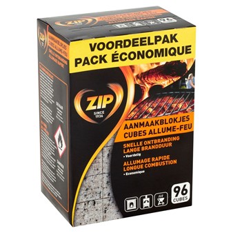 Zip Aanmaakblokjes Energy - 96 stuks