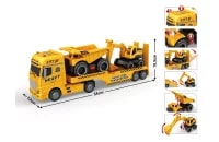 Dieplader 54 cm met kipcamion en graafkraan, licht en geluid