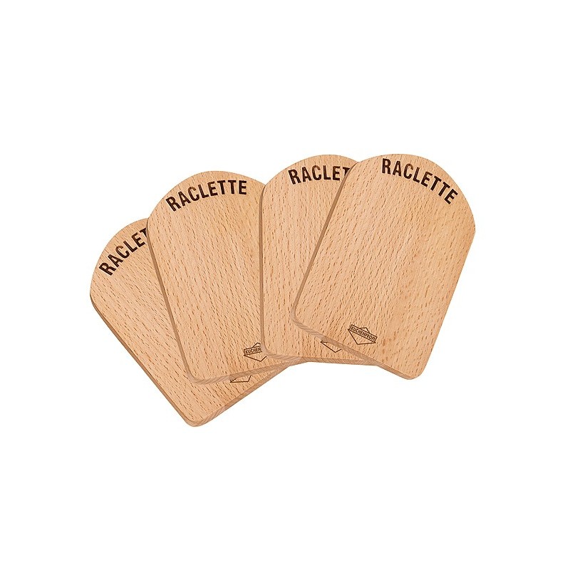 Kuchenprofi Racletteplankjes set 4 stuks Beukenhout