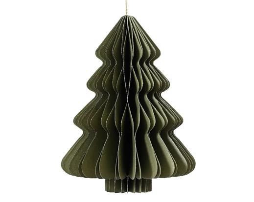 Deco Boom Groen met Hanger 30x40 cm - Papier - Opvouwbaar