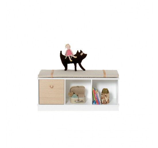 Oliver Furniture Kast Unit 3x1 Wit 105.5x36x36 cm
