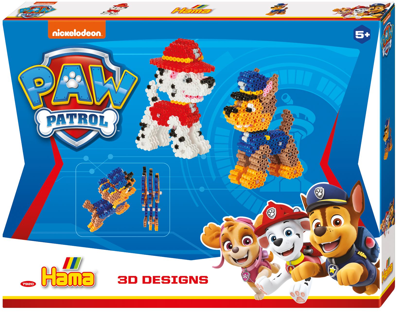 Hama Paw Patrol 3D Strijkkralen 4000 Parels