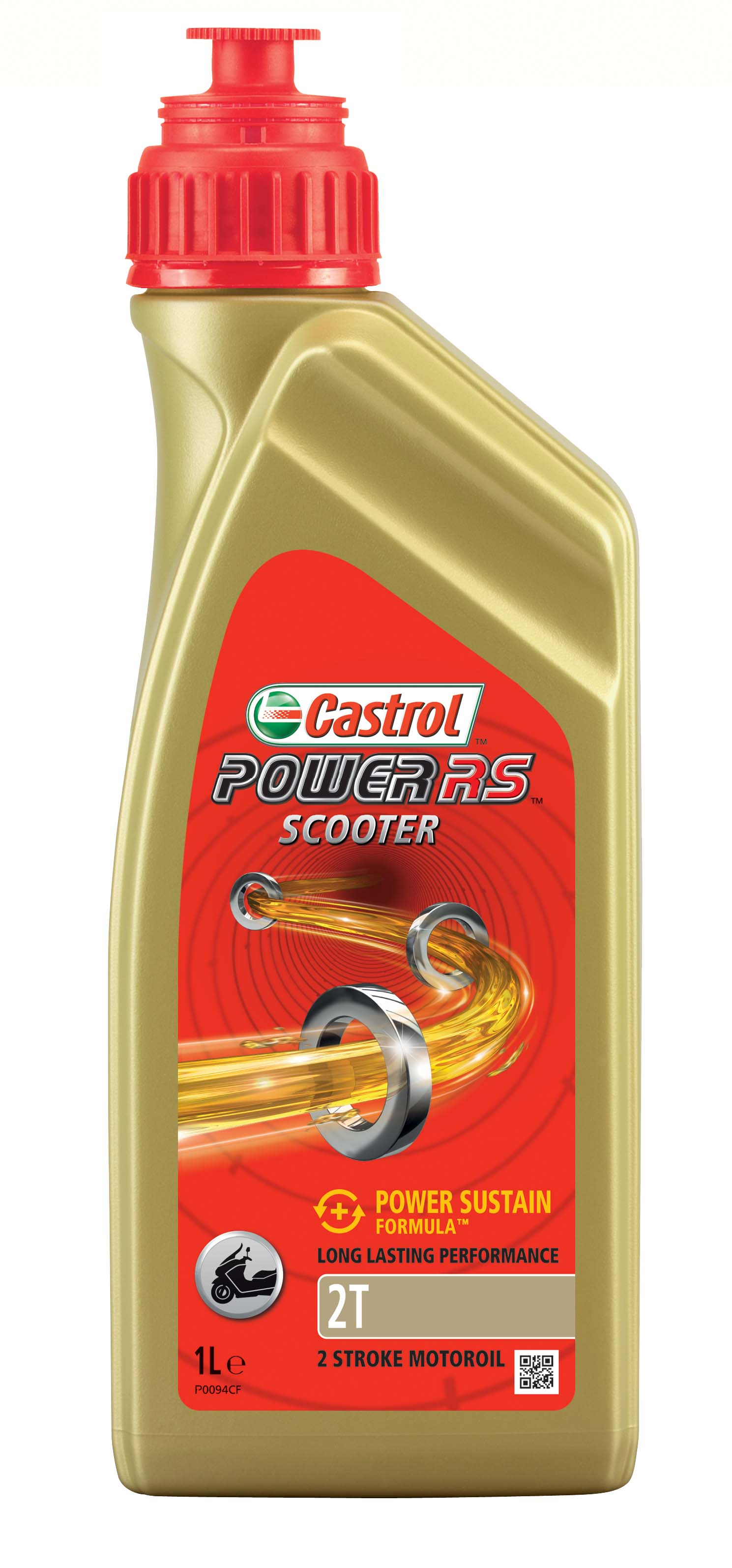 Castrol power RS scooter 2 tact 1L speciaal voor scooters
