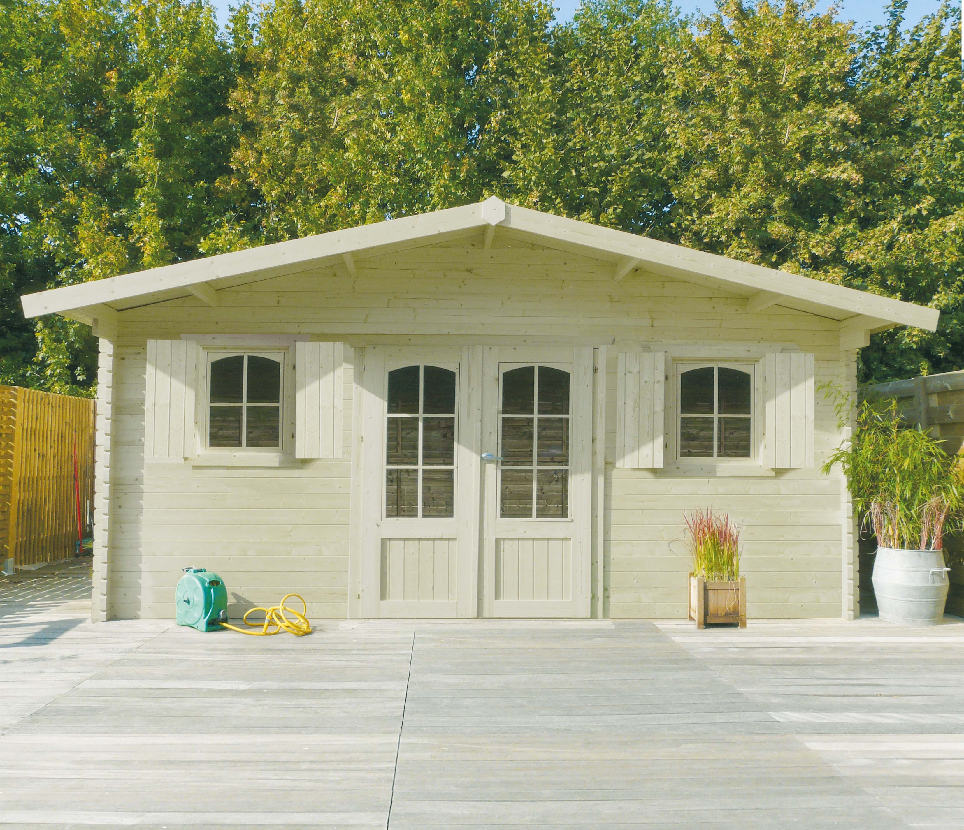 Solid Tuinhuis Rognaix5680 x 5080 - 986 mm 40 mm - Geïmpregneerd