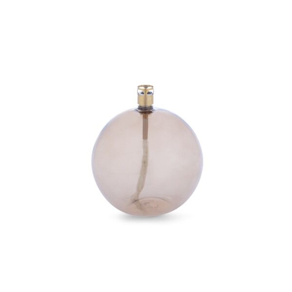 Peri Living Olielamp Round Champagne Brass M - 11cm - Glas