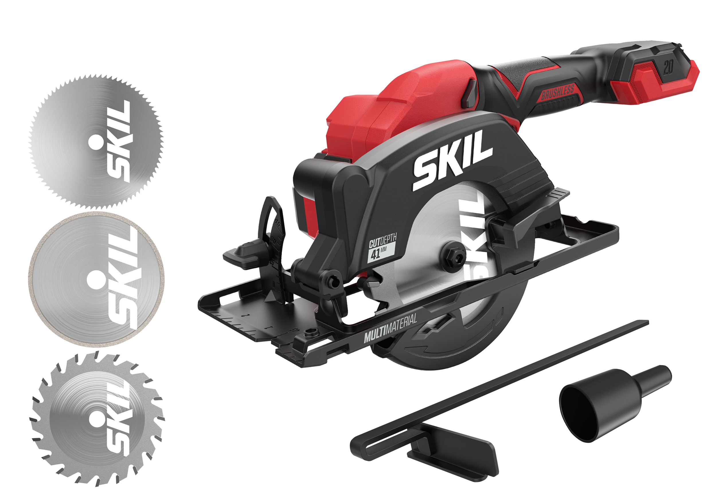 Skil XP Cirkelzaag 41mm 3540CA met Borstelloze Motor incl Toebehoren excl Accu