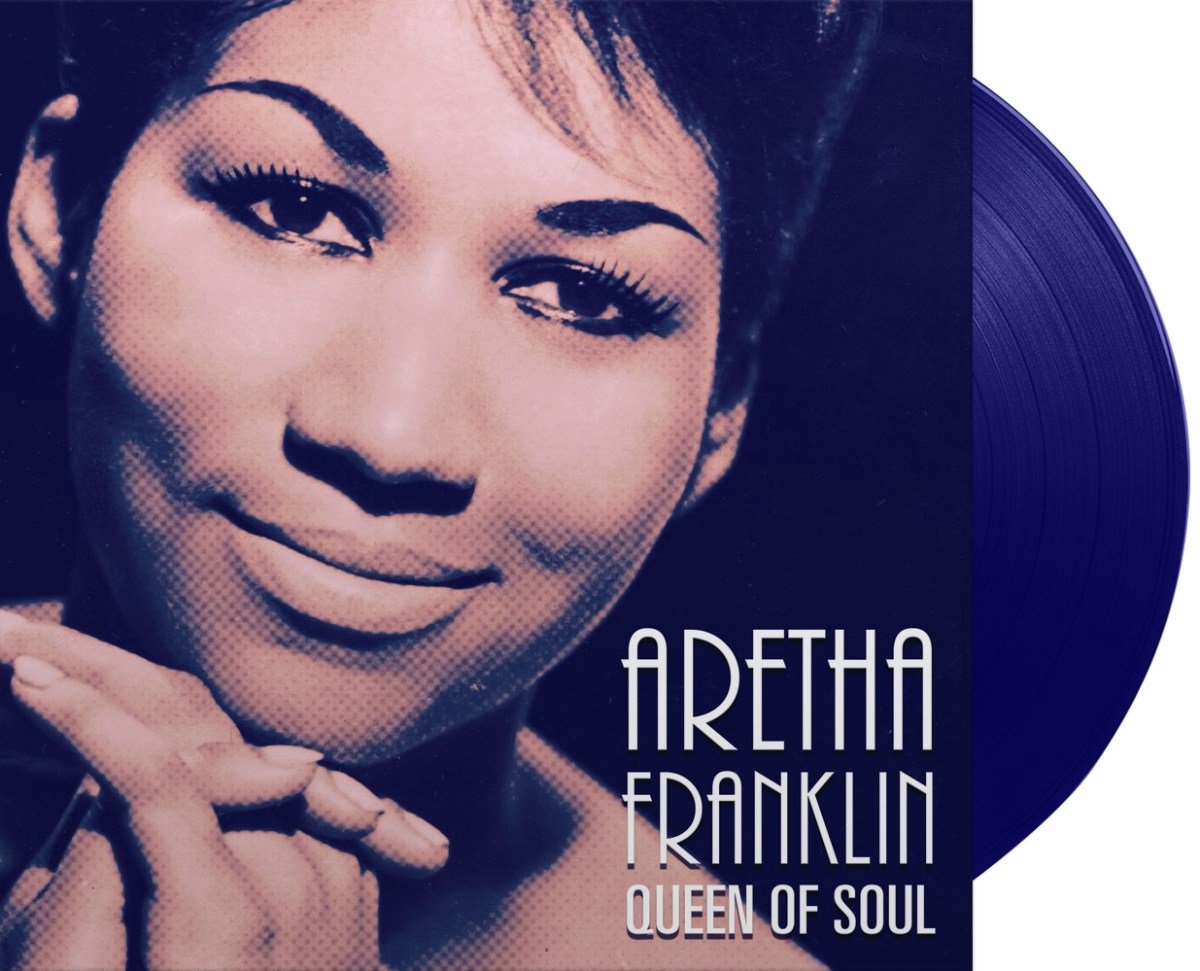 Aretha Franklin - Queen of Soul LP Blue Vinyl Edition