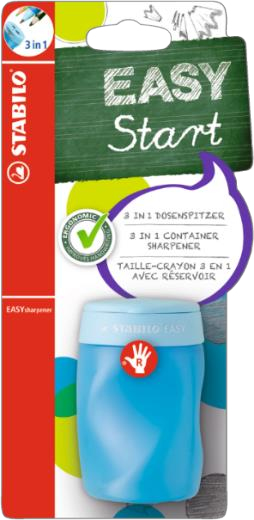 STABILO Easy Scherper Rechts Blauw - Blister STABILO Easy Scherper Rechts Blauw - Blister