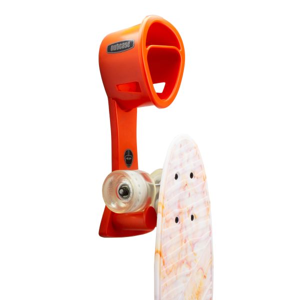 Nutcase Wall Mount kapstok Oranje Voor Fietshelm en Step