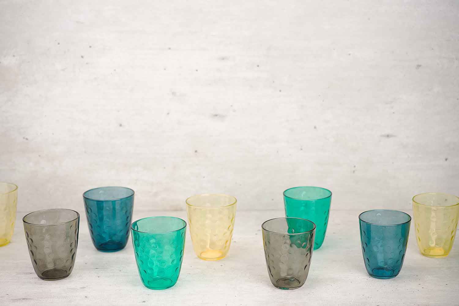 Verre à Jus Rose 31cl Stripy - Verre Empilable, Design Rond élégant Pour La Table, Lavable Au Lave-vaisselle