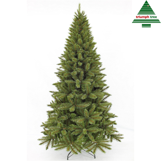 Kerstboom Forest Slim Green Frosted 185x102 cm - 630 Tips
