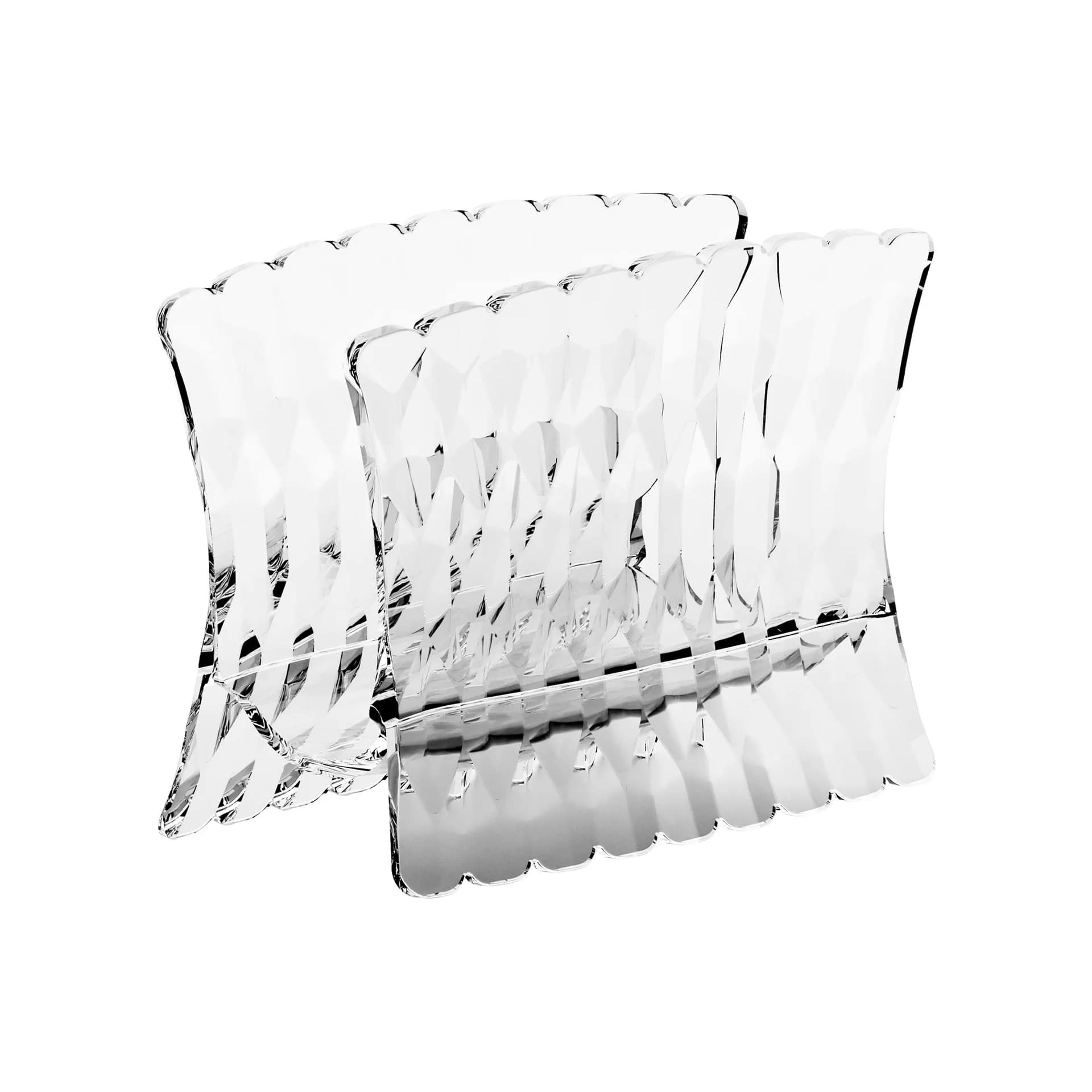 Guzzini Servethouder Vanity Aria 15.2x7.6x11 cm - Bio-based SAN - Transparant