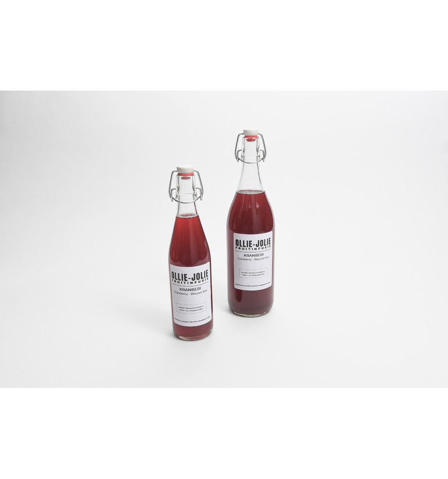 Ollie-Jolie Fruitinfusie Beugelfles 1 l Kranberi - Cranberry & Blauwe Bes