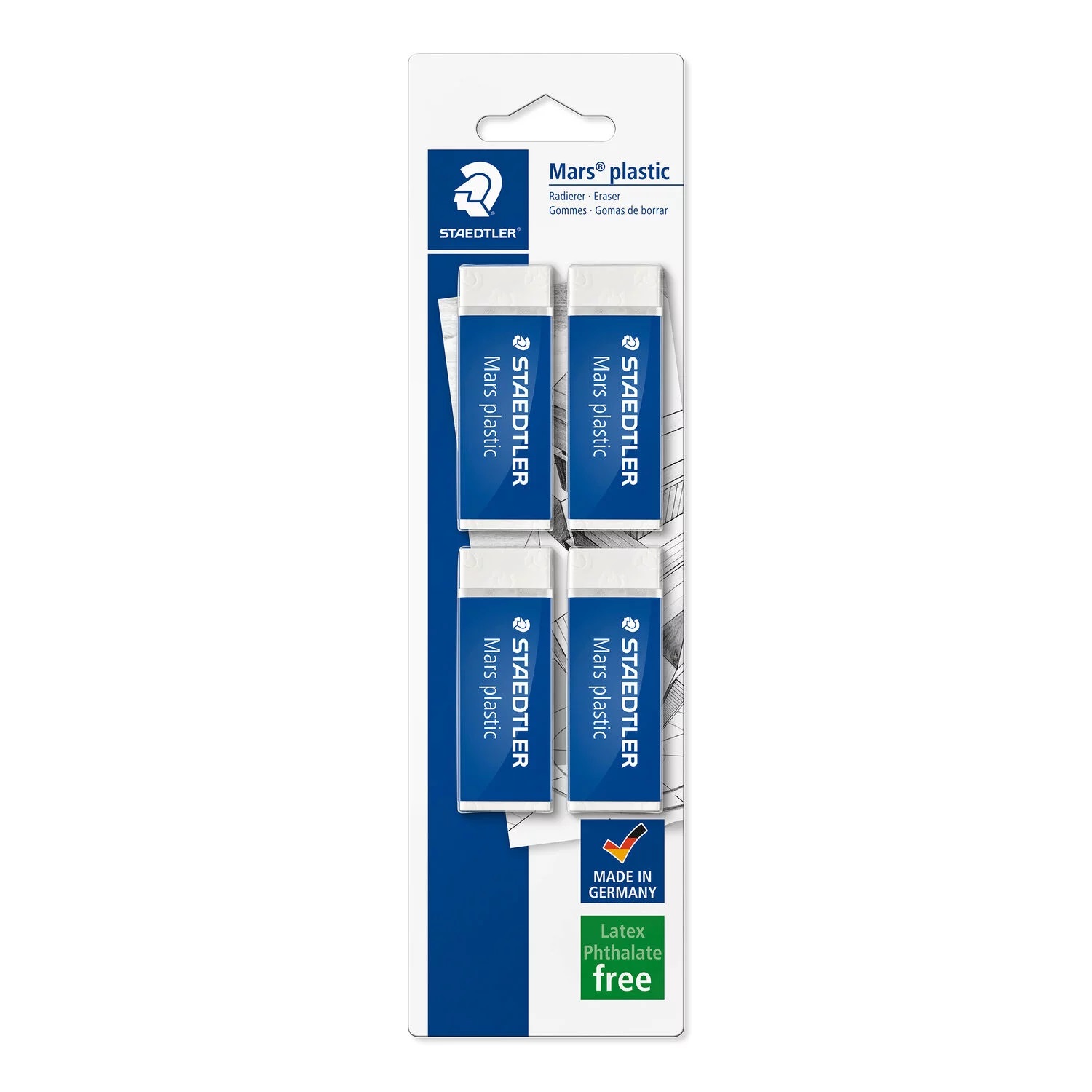 Mars Gom Plastic 3+1 Gratis