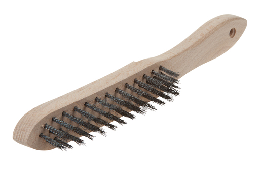 Wolfcraft Handdraadborstel Staal Gegolfd 280 mm