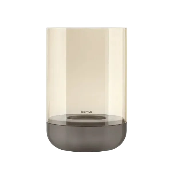 Blomus Windlicht Calma Burned Metal 15x22.5 cm - Metallic Finish