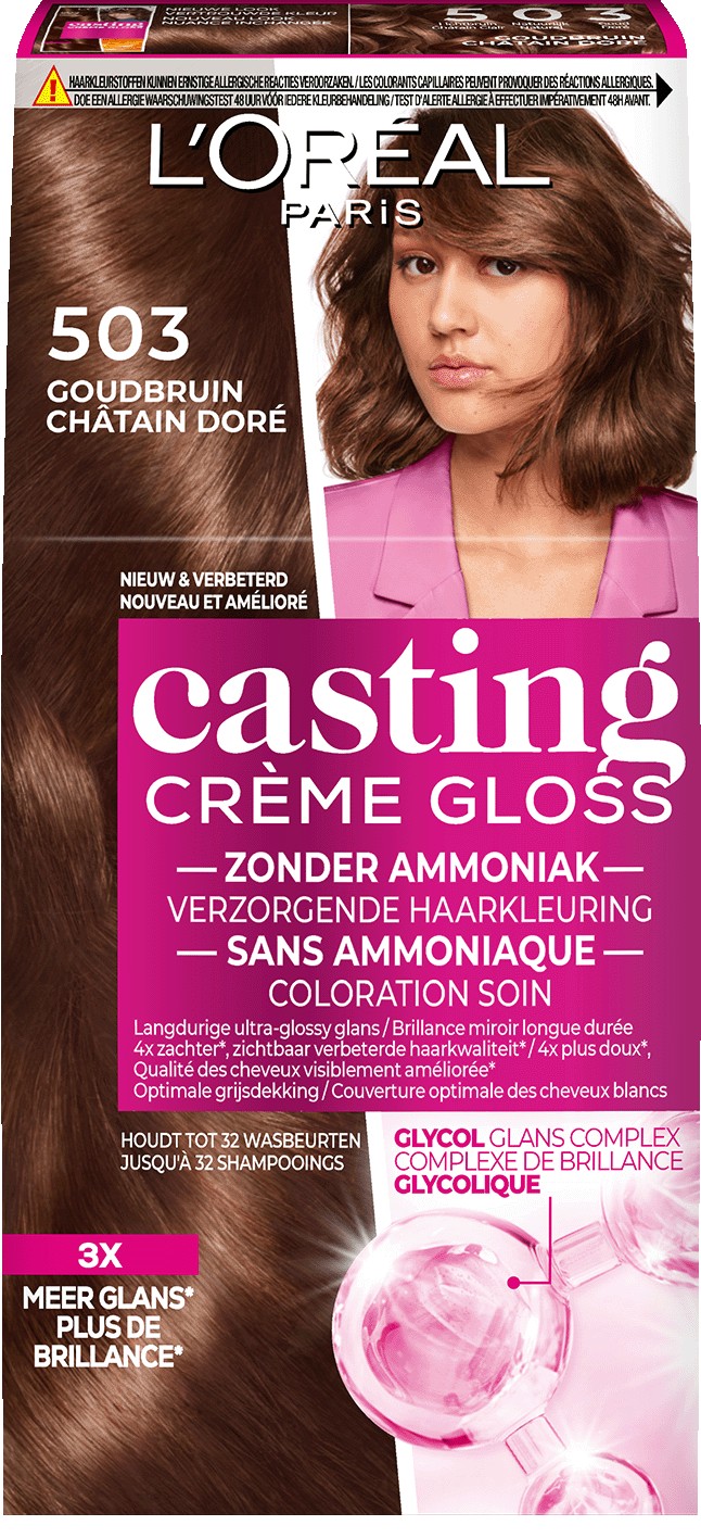 Casting Haarkleuring Creme Natural Gloss 503 Goudbruin