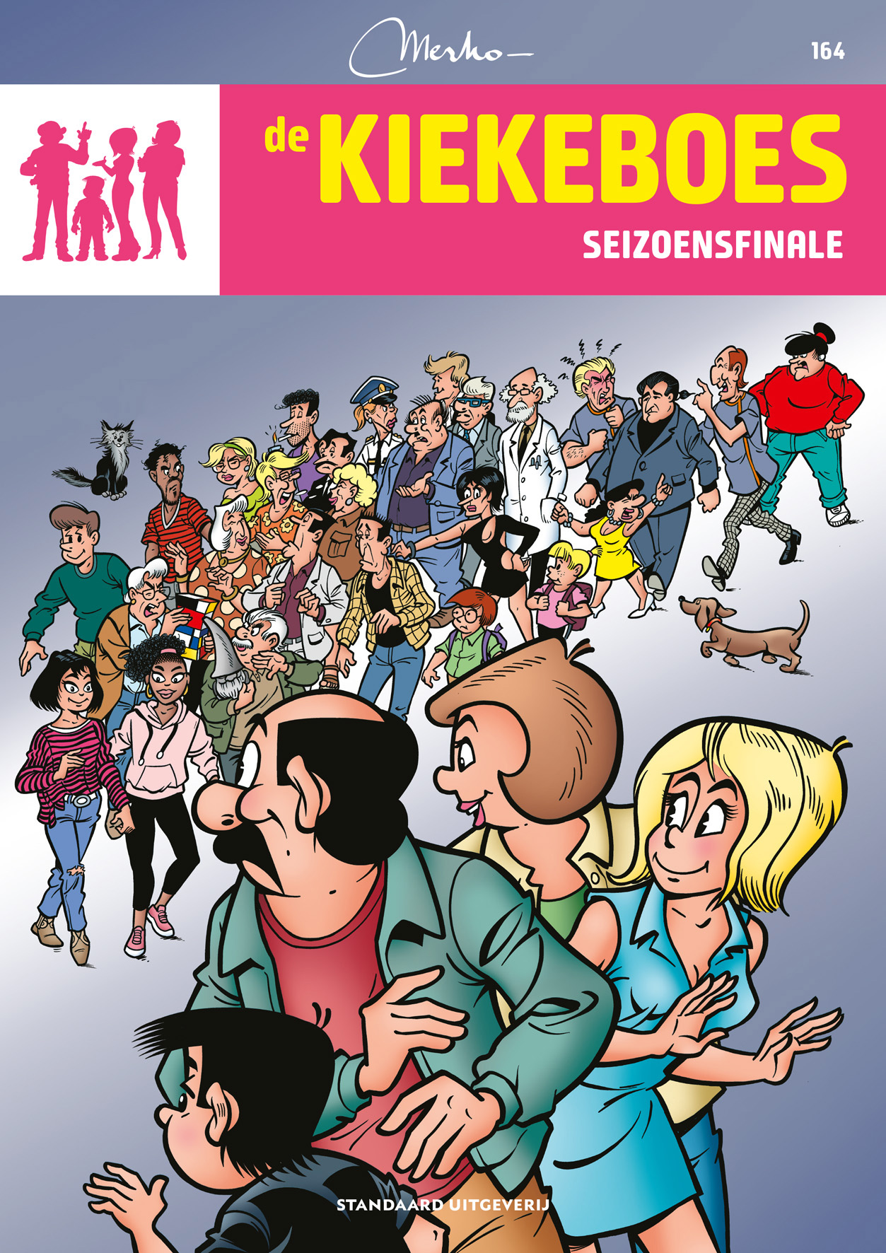 Stripverhaal De Kiekeboes 164 Seizoensfinale