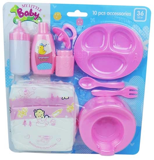 Poppenaccessoireset 10-delig