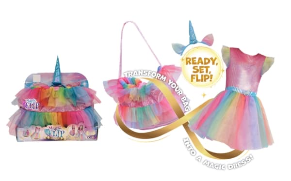 Magic Flip Eenhoorn Fee 128-134 cm