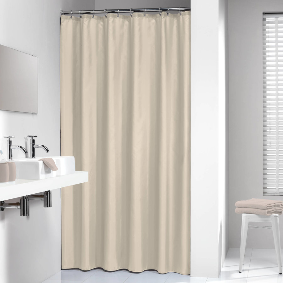 Sealskin Douchegordijn Granada 200x120cm Zandkleur