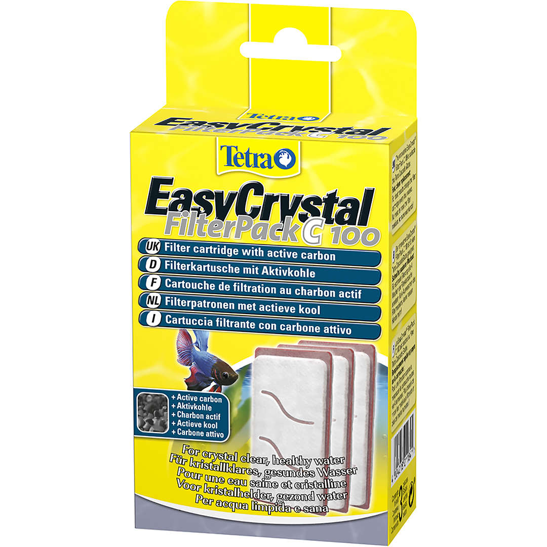 Tetra Easy Crystal FilterPack C100 Filterpatronen met Actieve Kool