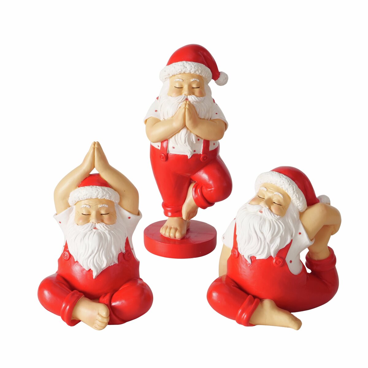Boltze Home Kerstman Yoga - assorti - prijs per stuk