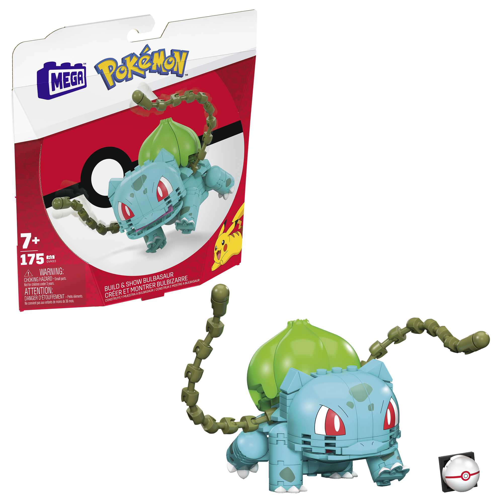 Mega Construx Pokemon Build and Show Bulbasaur