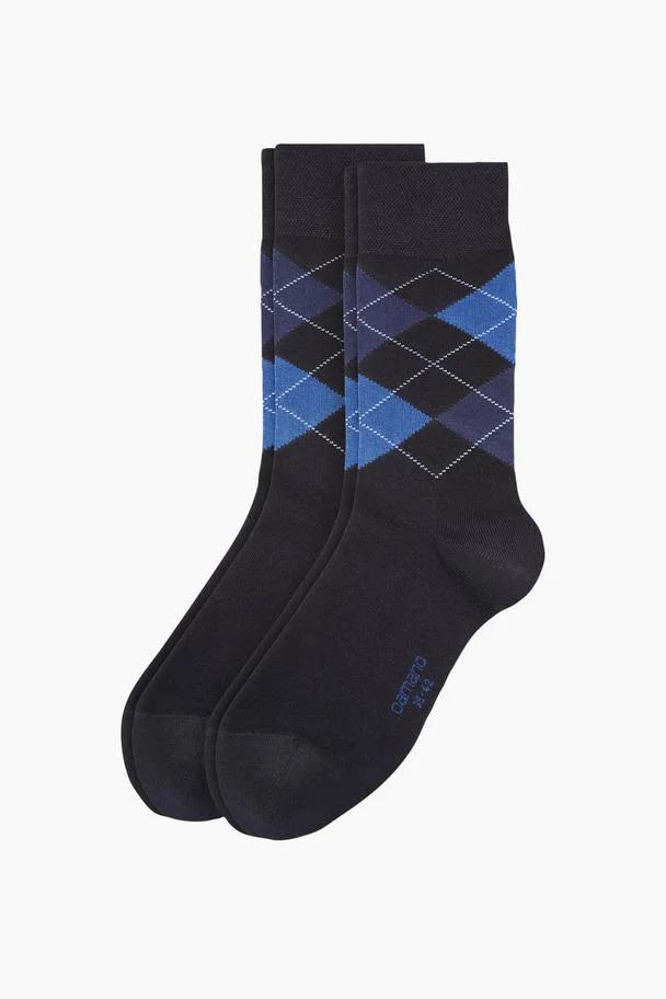 Camano Socks Heren Classic 2 paar Navy - maat 39-42
