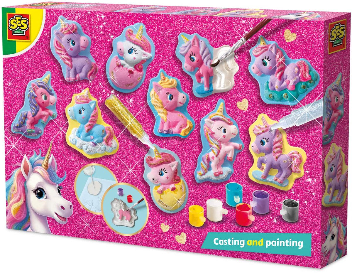 Unicorn Gieten en Schilderen - baby eenhoorns