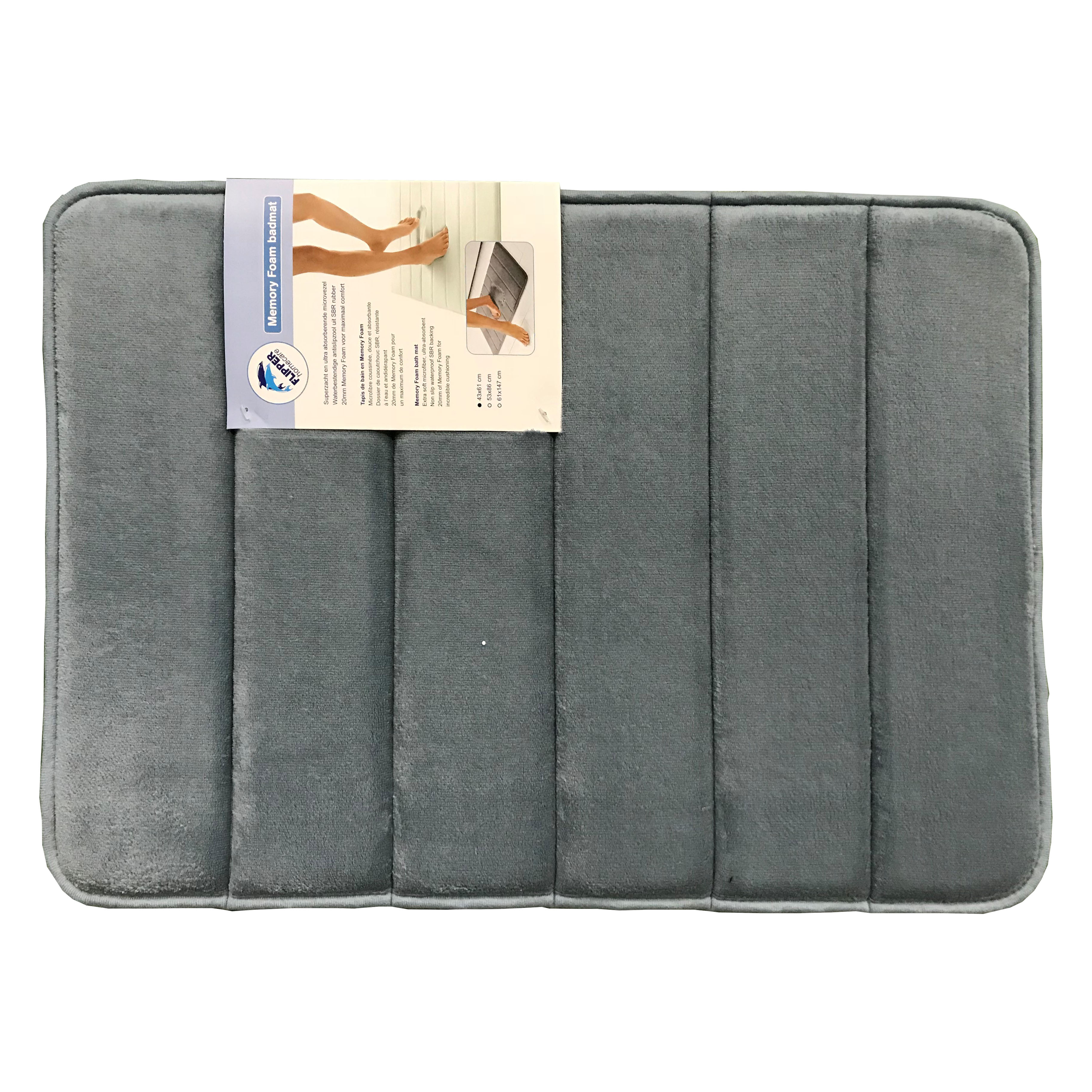 Flipper Badmat Comfort Turquoise 43x61 cm - Microvezel