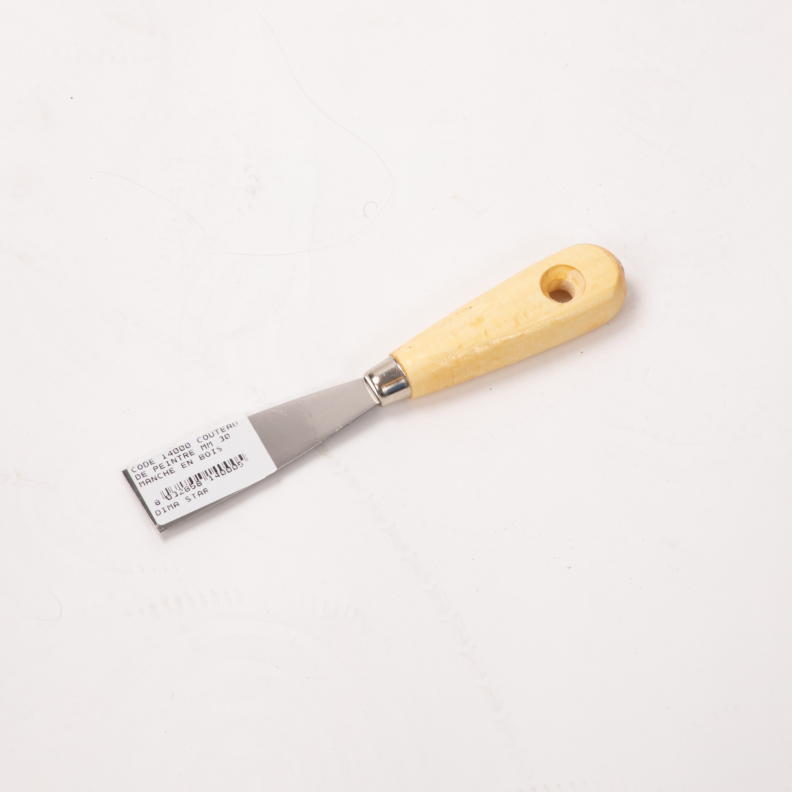 Dima Star Plamuurmes 30 mm Houten Handvat