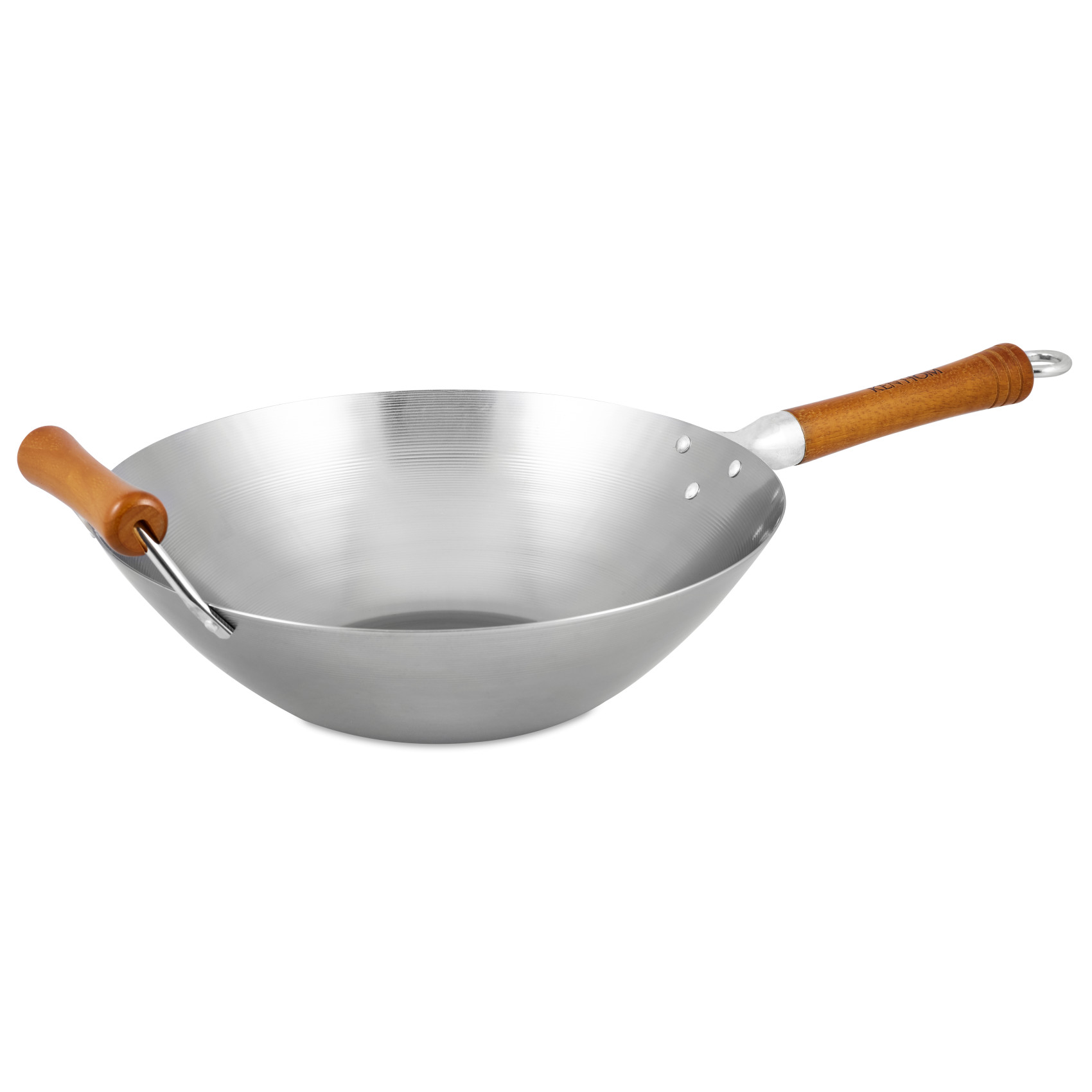 Ken Hom Wokpan Excellence 32cm Zwart Carbonstaal