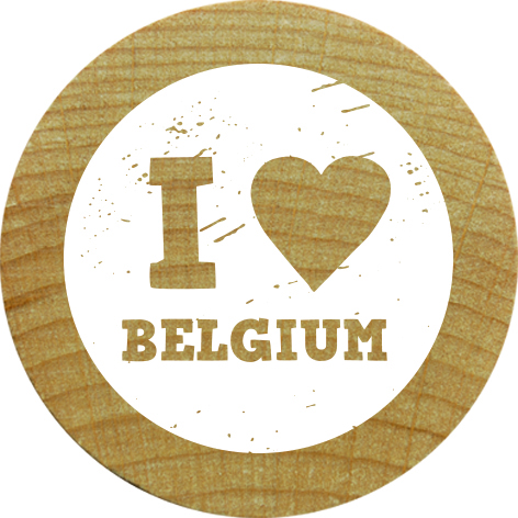 Woodies Stempel - I Love Belgium