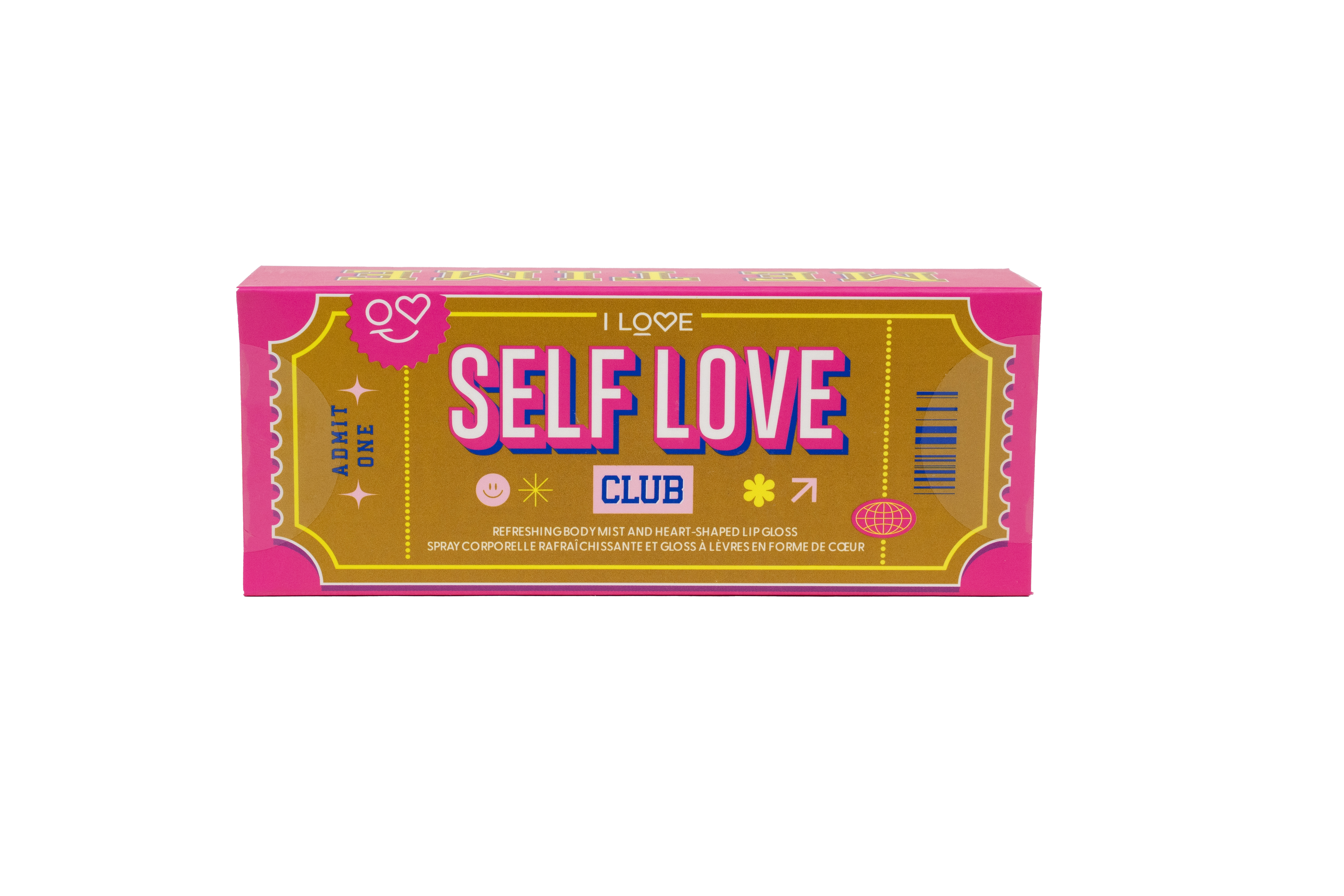 I Love Set Self Love Club 2-delig - Body Mist 40ml/Lipgloss