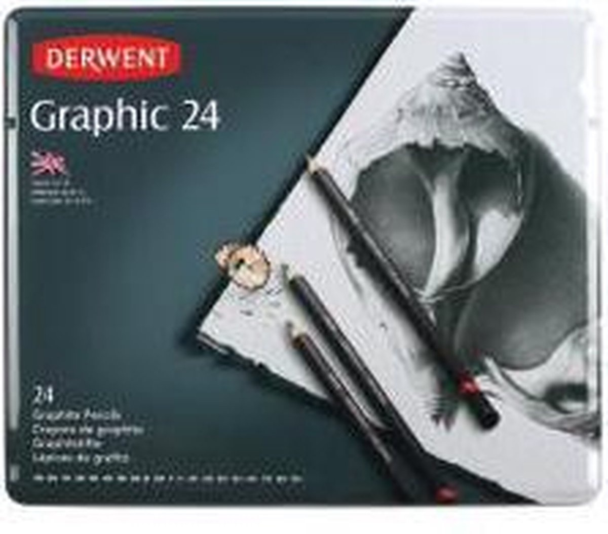 Derwent Graphic Grafietpotlood 24 stuks