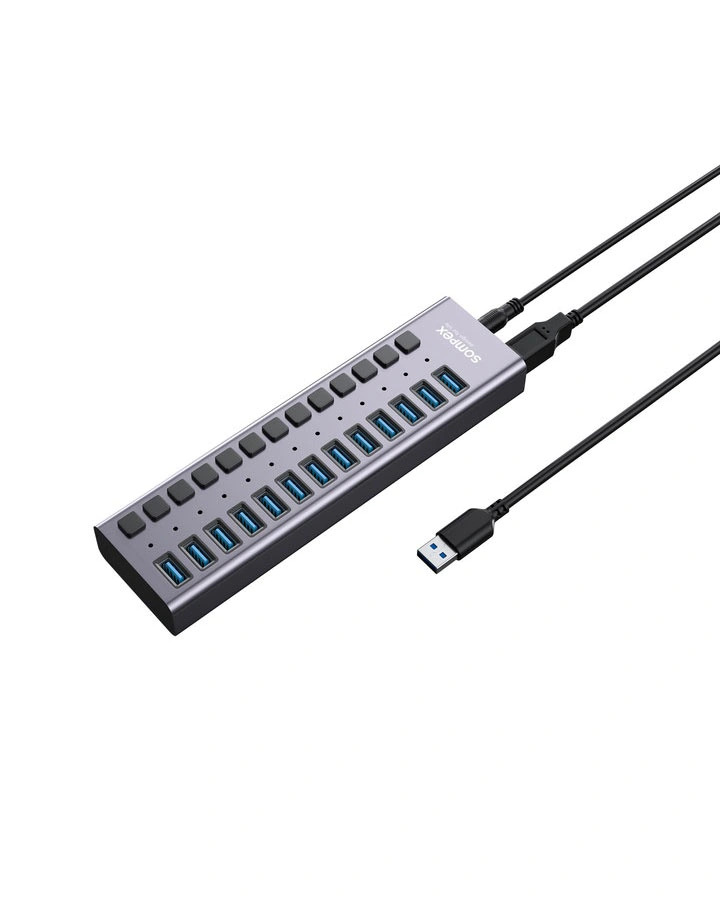 Sompex USB Power Hub 13 Poorten