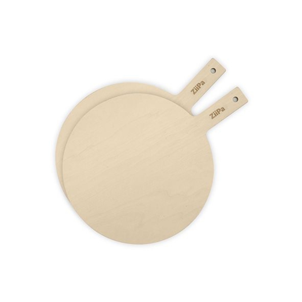 ZiiPa Pizza Serveerplank Hout 28.5 cm 2 stuks