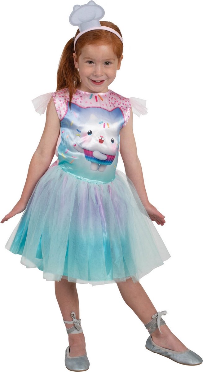 Gabby Dollhouse Kinderkostuum 3-5 Jaar Cakey Cat