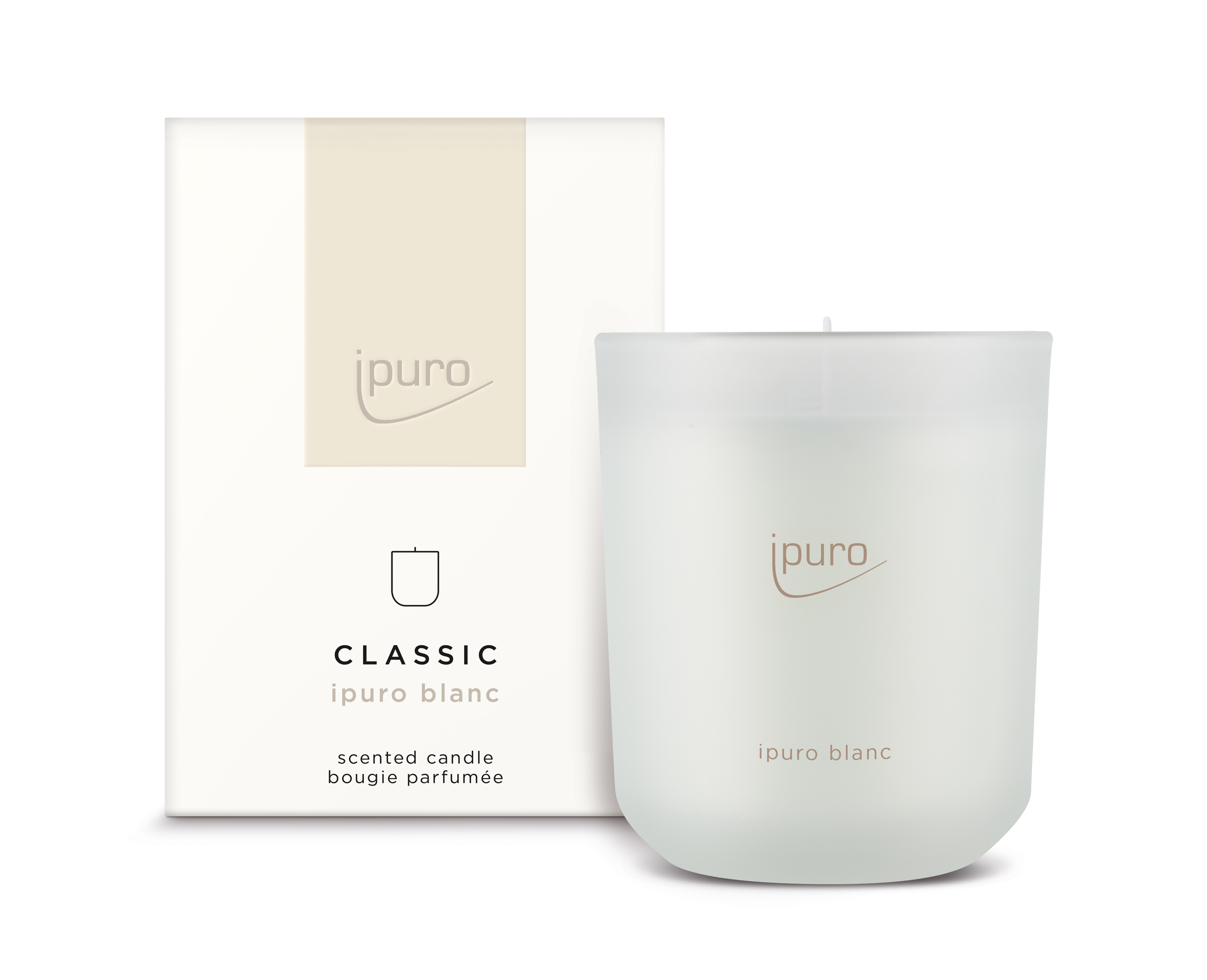 Ipuro Classic Geurkaars Blanc 270g