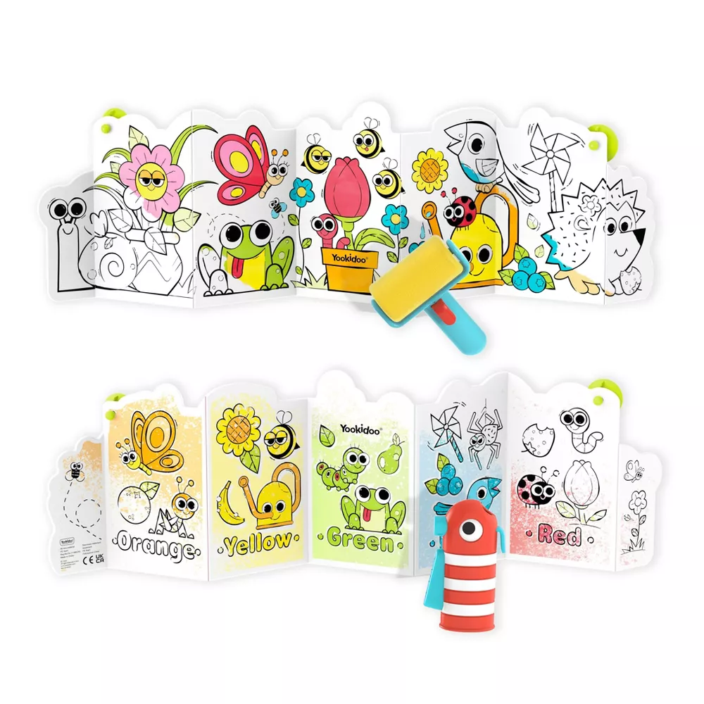 Yookidoo Babyboekje Spray 'N' Roll Magic Book