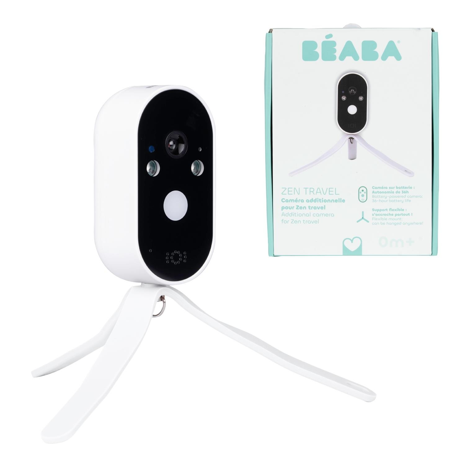 Beaba Camera+Tripod voor Video-Babyfoon Zen Travel Wit