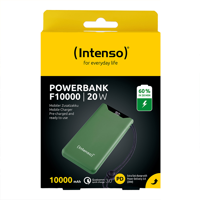 Intenso F10000 Powerbank Groen 10000 mAh