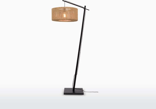 Good & Mojo Iguazu Vloerlamp Zwart/Naturel