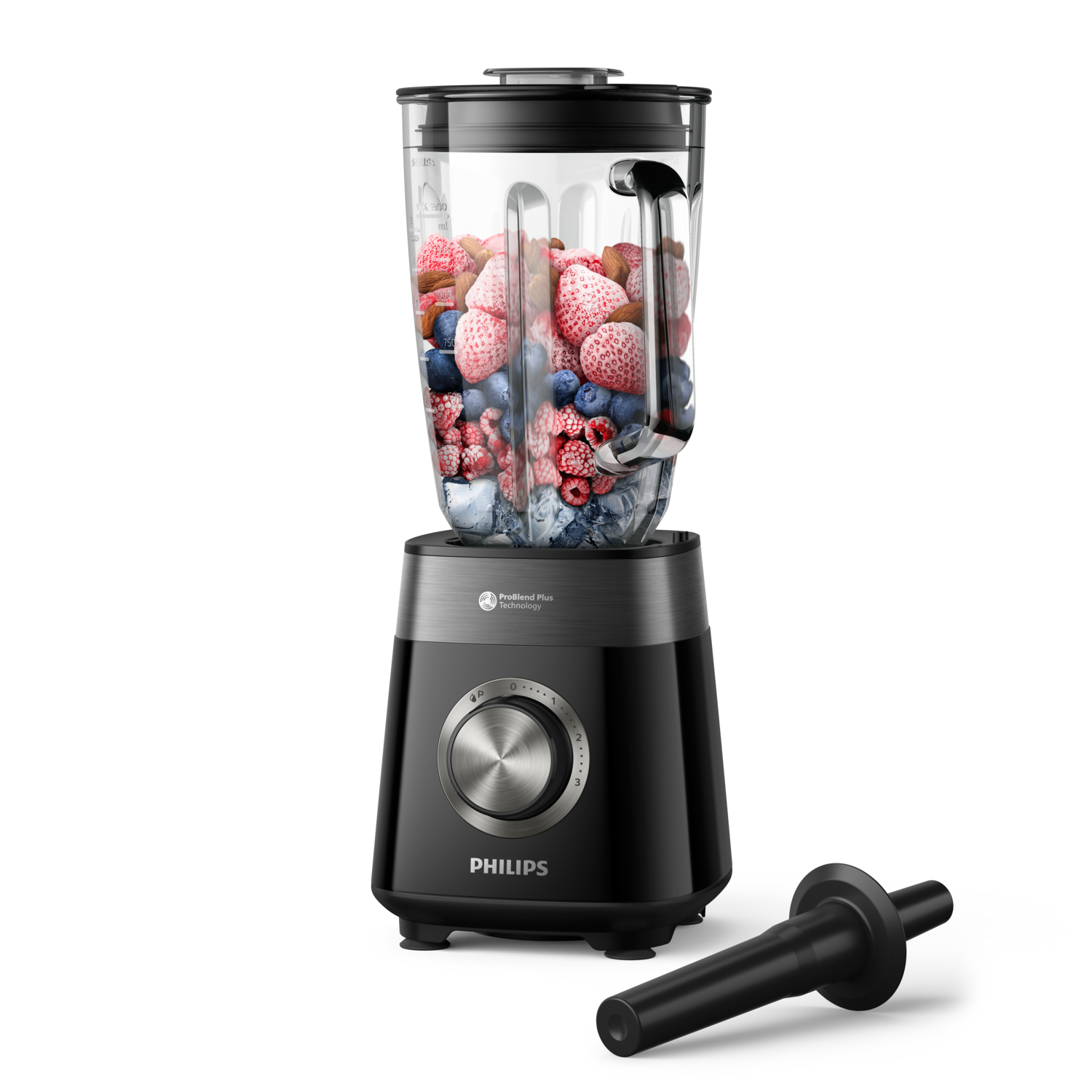 Philips Blender 5000 serie HR3030/00 1200 Watt, Glazen kan 2 liter