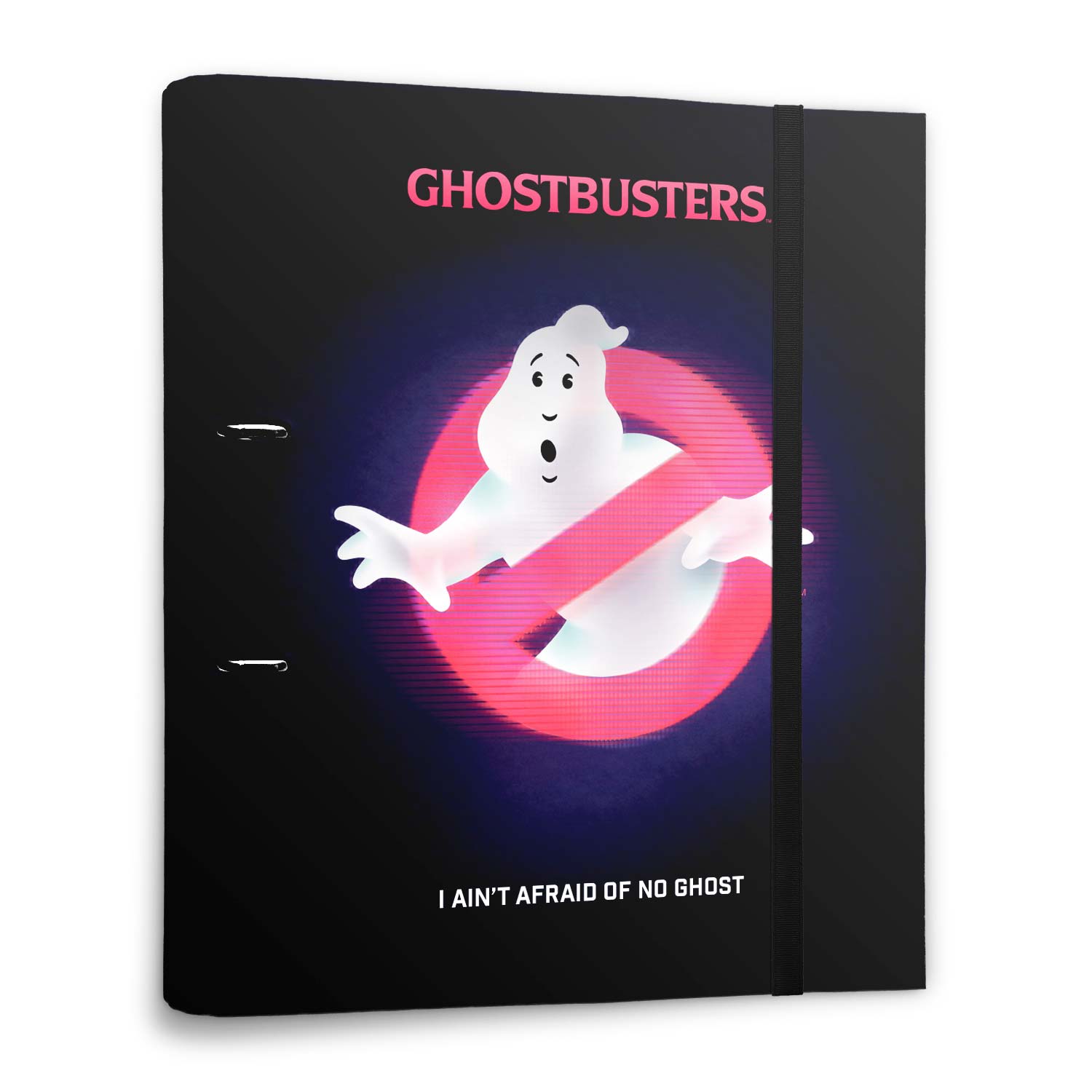 Ghostbusters Ringmap A4 Premium met Elastiek - Ringen 35 mm