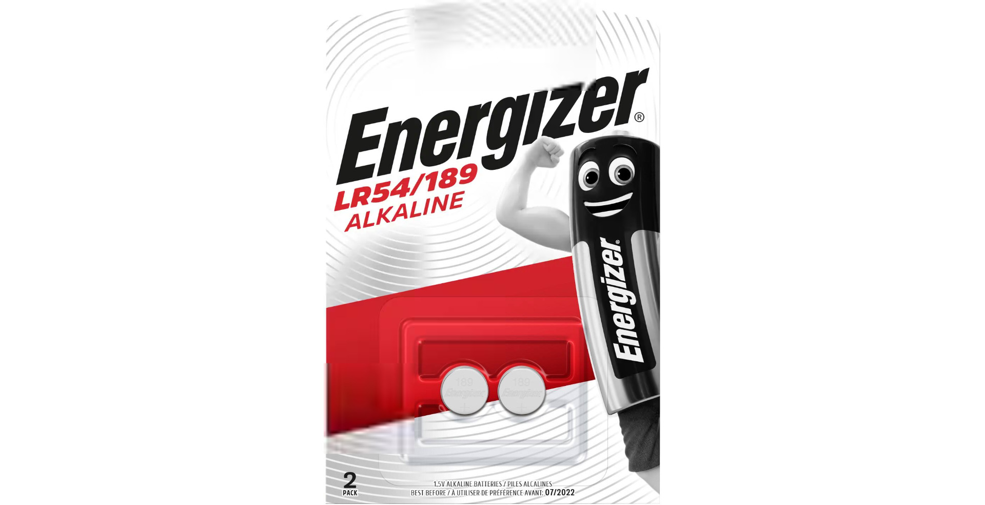 Energizer Knoopcelbatterij - LR1130/LR54/189 - 2 Stuks
